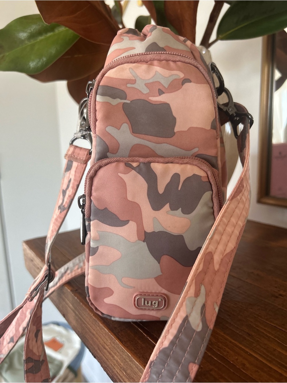 lug Pink Camo Crossbody Sling Pack
